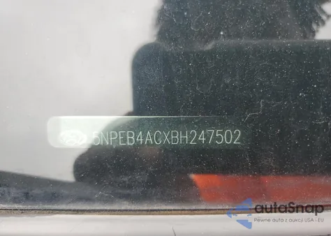 2011 Hyundai Sonata Gls from USA, damaged, VIN 5NPEB4ACXBH247502